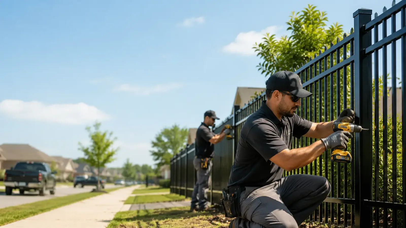 Metal Fence Installation in Texas